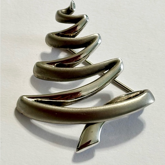 lSterling silver Christmas tree  brooch/ pin… Vintage - Picture 5 of 13